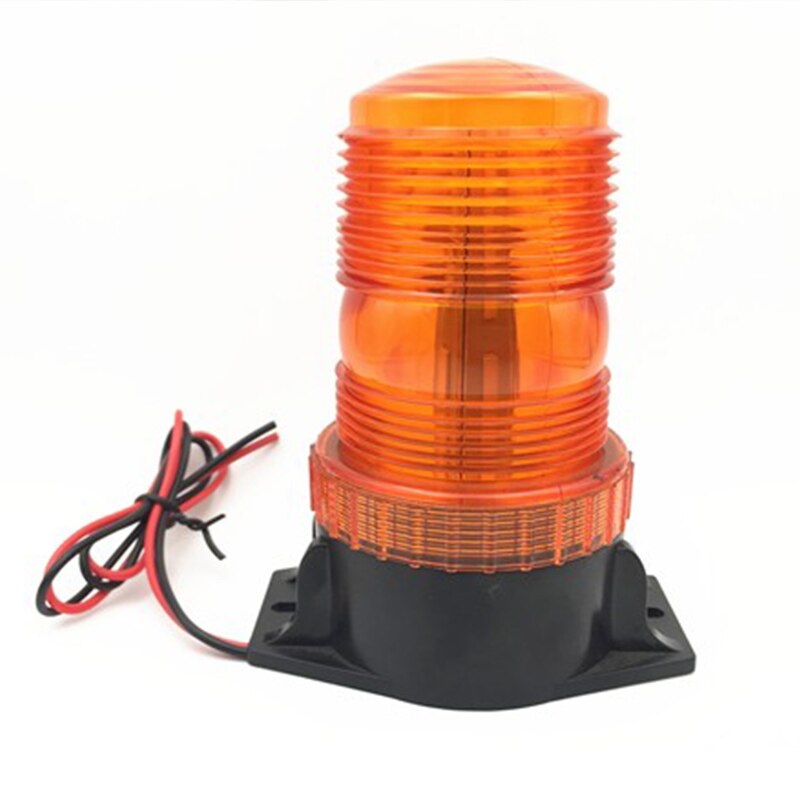 Waarschuwing Baken Licht Led Amber Emergency Signaal Licht Voor School Bus 12-30V Veiligheid Strobe Knipperende Lamp Indicator licht: Default Title