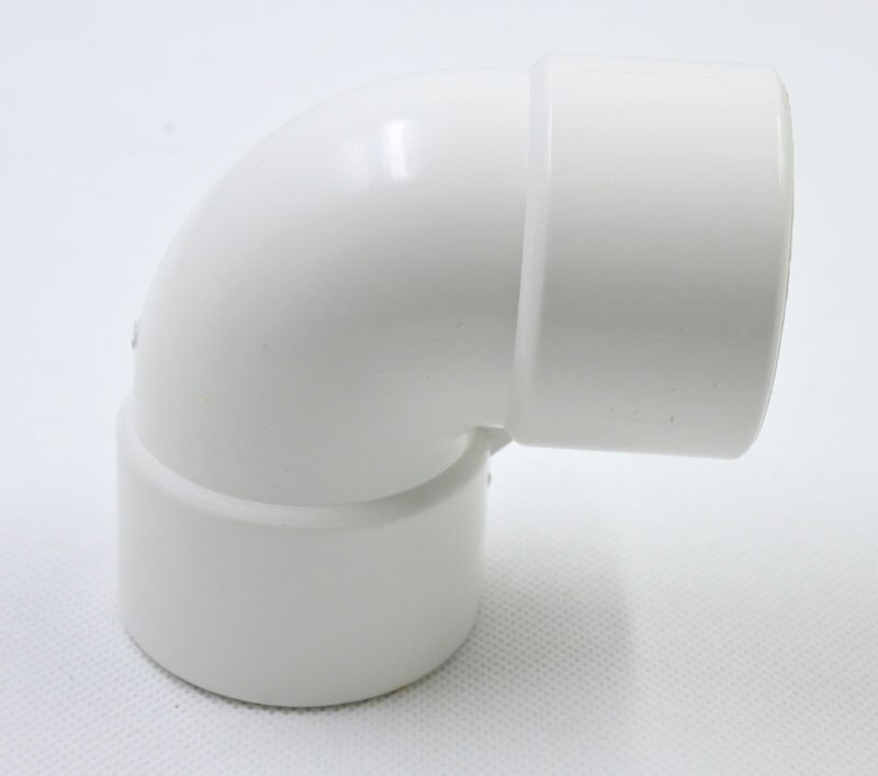 1"/1.5"/2"PVC 90 Degree Right Angle Elbow Two-way Fitting Tube Joint Pipe Water Pipe Connector