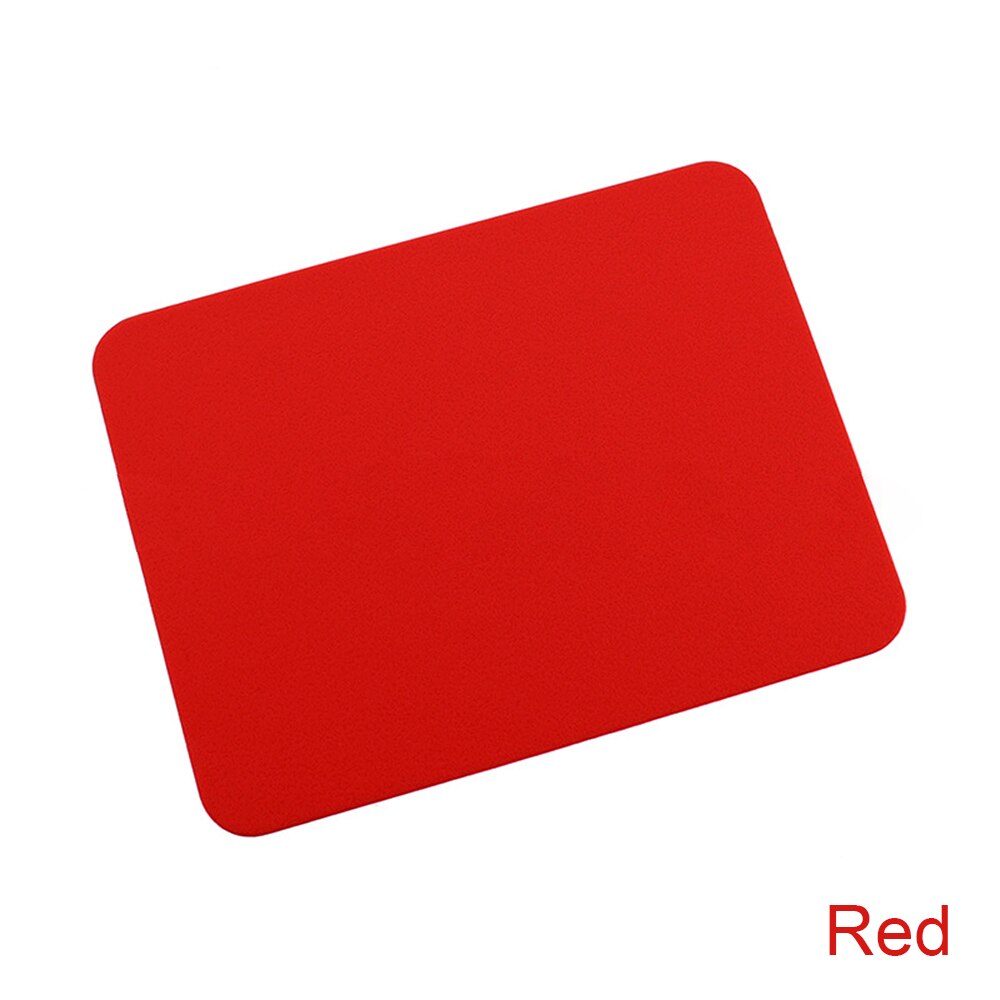 Office Silicone Mouse Pad Non-Slip Mousepad Washable Small Mouse Mat 8.1 * 6.2 Inches for Computer Laptop Office Work Home: Red