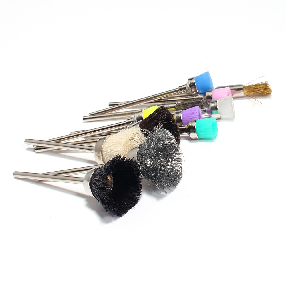 1Stck Nagel Bohren Bürste Metall rotierend Maniküre elektrisch Bohrer Werkzeug Kupfer Kabel Reinigung Nagel Kunst Zubehör