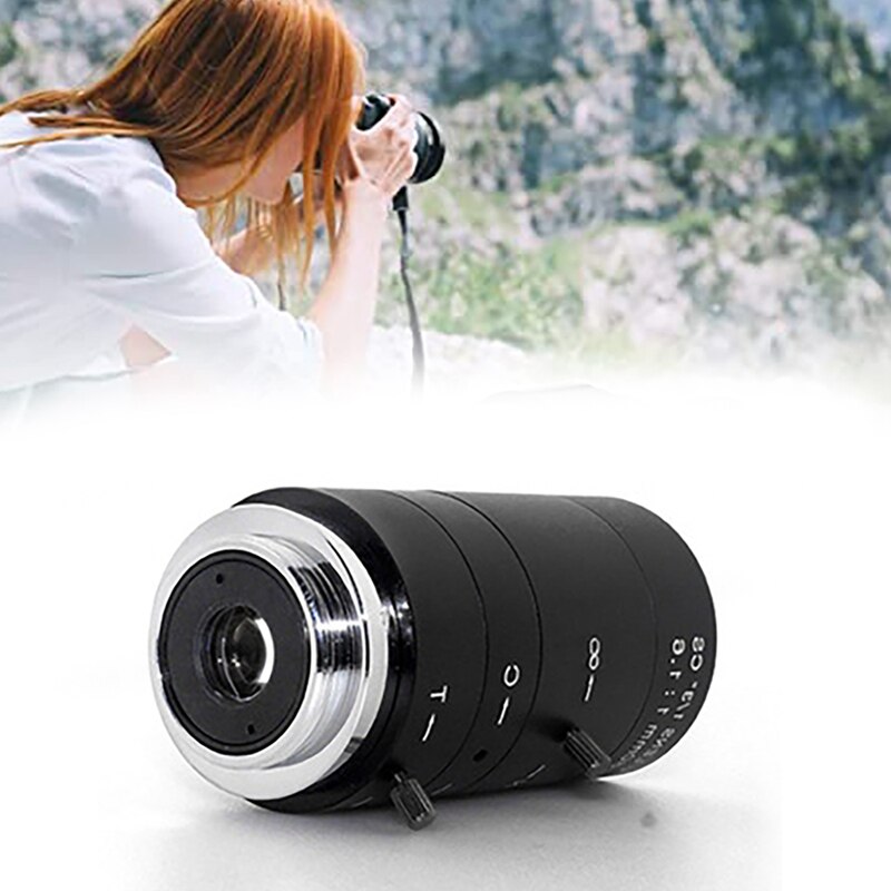 6-60Mm 1/3 Inch CS Camera Lens F1.6 Manual Zoom Industrial Lens For CCTV CCD Camera Manual Iris Lens Replacement