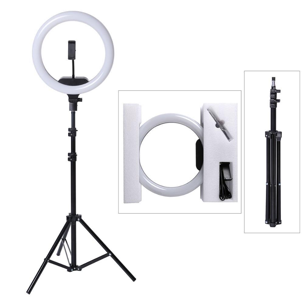 13Inch Foto Studio Verlichting Led Ring Licht 33Cm Remote Fotografie Dimbare Ring Lamp Met Statief Voor Video, make-Up