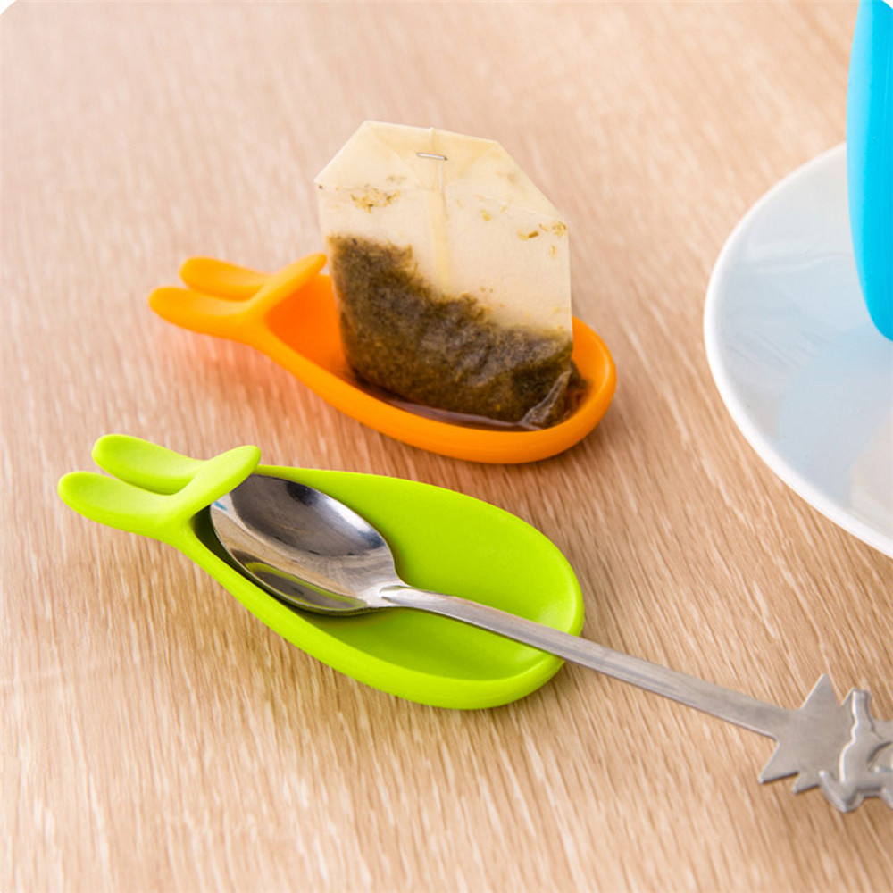 Directe Verkoop Siliconen Konijn Theezakje Opknoping Vaste Theezakje Spot Konijn Discriminator Schotel Thee Map Thee Set