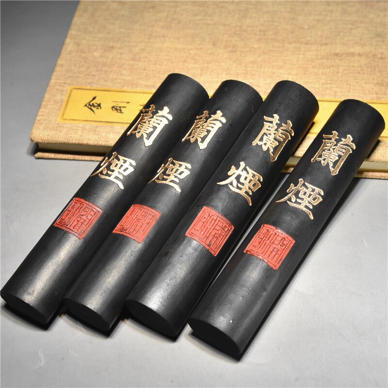 Calligraphy Oil Soot Ink Sticks Tinta China Ancient Traditional Chinese Ink Stick Calligraphy Writing Painting Ink Stick Block
