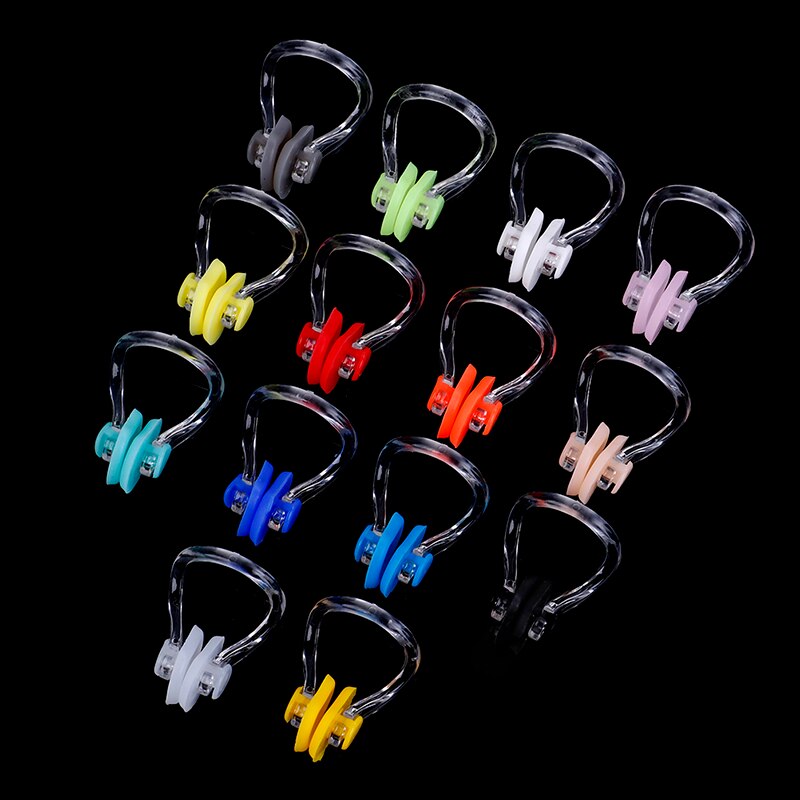 Reusable Soft Silicone Swimming Nose Clip Comfortable Diving Surfing Swim Nose Clips For Adults Children
