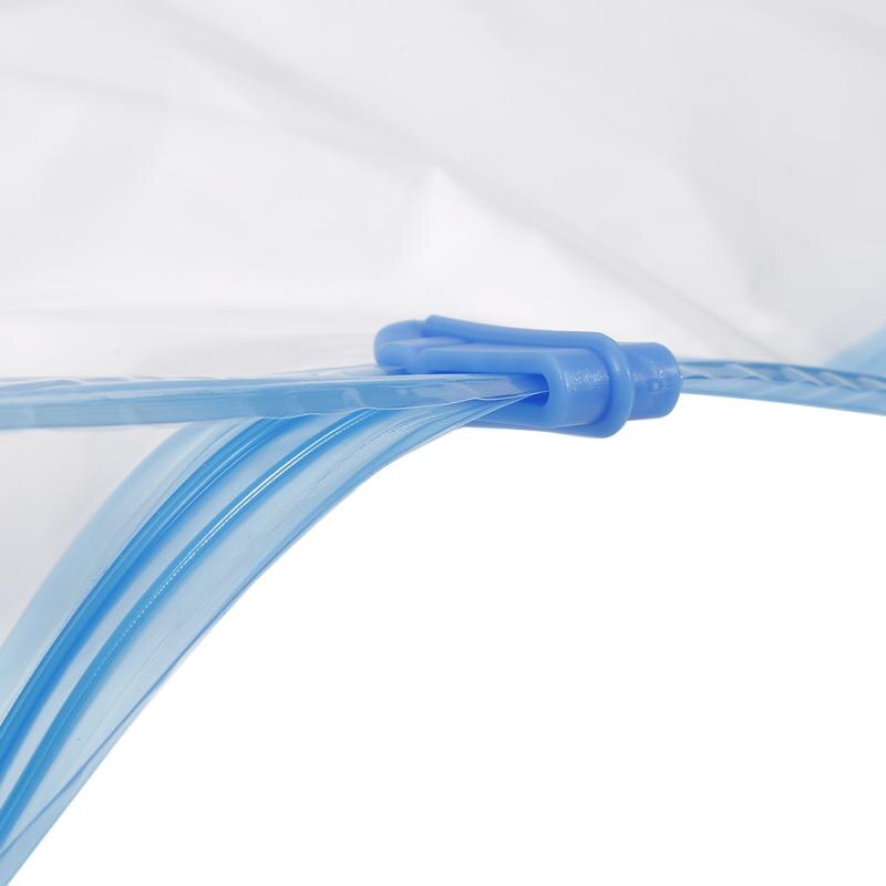 Sac de rangement sous vide pratique, sac de rangement pour vêtements transparents à domicile, sacs de voyage compressés pour gagner de l'espace HWC,