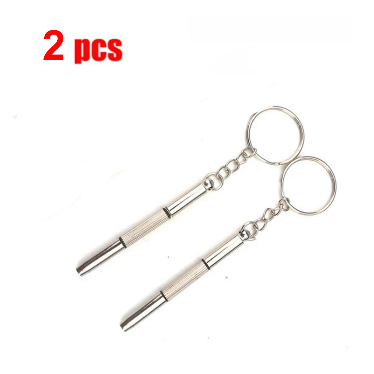 1/2/10pcs Mini 3 in1 Screwdriver Eyeglass Optical Eye Glasses Portable Spectacles Watch Repair Kit Practical Household Hand Tool: WHITE