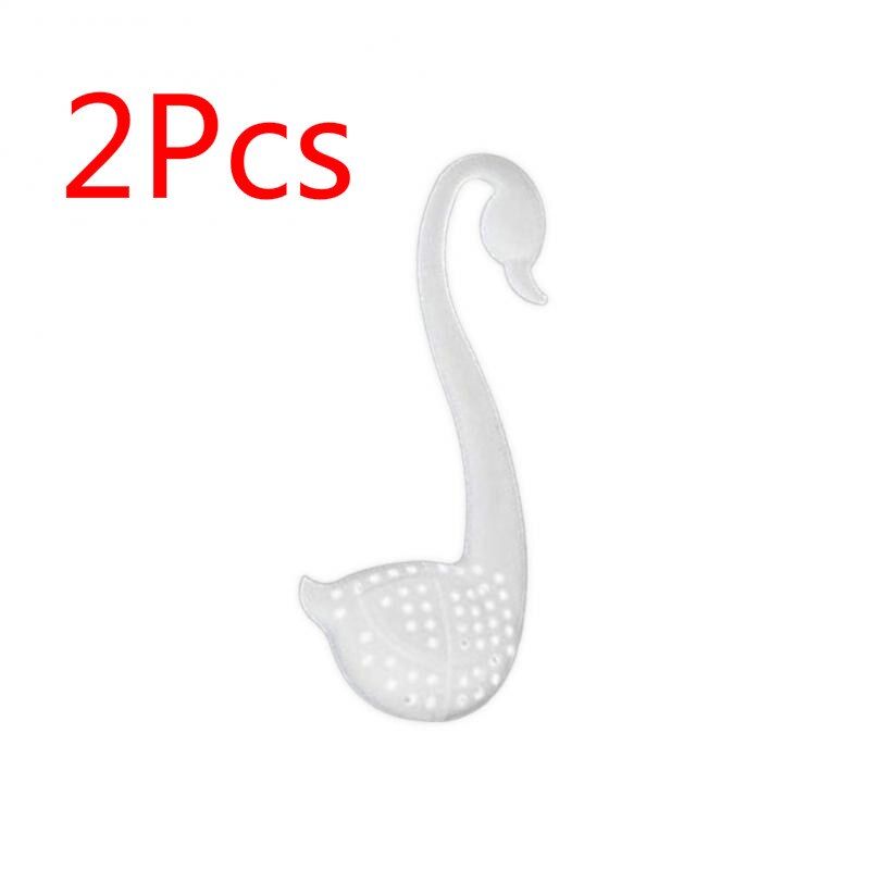 2 st te sil sil svanform te sil svan te infuser bärbar plast svan te infuser köksredskap 13cm: 2 st 02