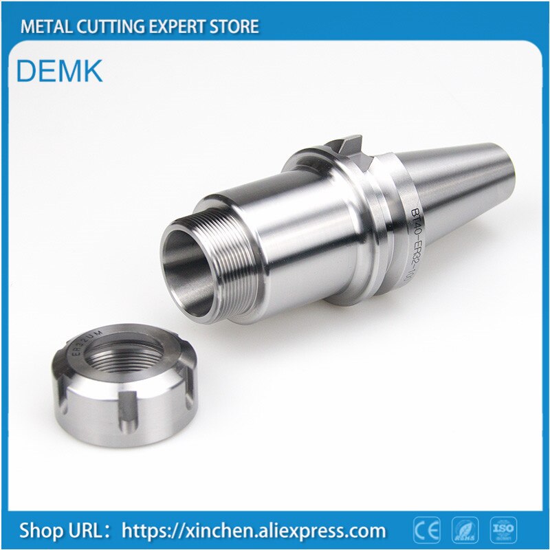 Spindle BT40 ER32 100L High Precision Full Grinding White ISO Standard Spring Chuck ER32 CNC Machine Tool BT40 Spindle