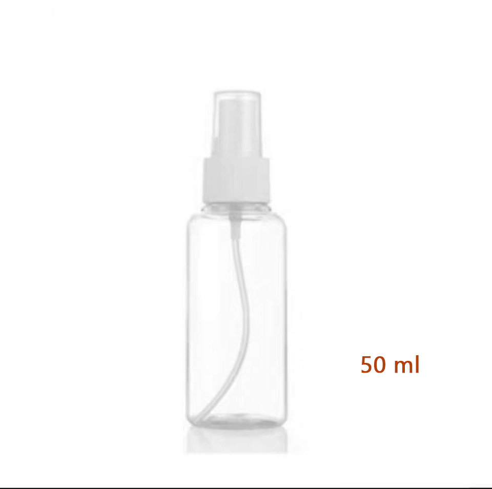 Hervulbare Flessen Lege Spray Fles Transparante Plastic Parfumflesjes Mini Cosmetische Spray Fles Verstuiver 20/30/50 ML: Licht Geel