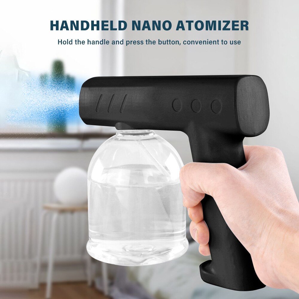 Atomizer Spray Handheld Mist Sprayer Santitizer Machine Electric Wireless Fogging Disinfection Sprayer Gun Atomization Fogger