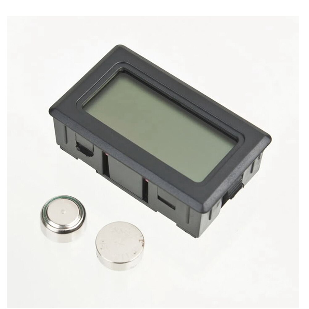 Lcd-display kæledyrsforsyninger sort mini elbil tilbehør tilbehør indbygget sonde bærbart digitalt termometer