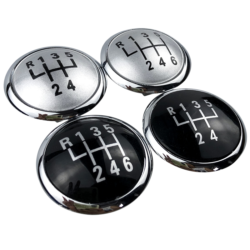 5/6 geschwindigkeit Schaltknauf Kappe Emblem Abzeichen Abdeckung Für Volkswagen VW Polo 9N 9N2 GTI 2002 2003 2004 2005 2006 2007
