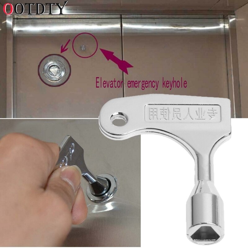 Ootdty 1 Pc Lift Deur Key/Driehoekige Sleutel/Universele Trein Sleutel