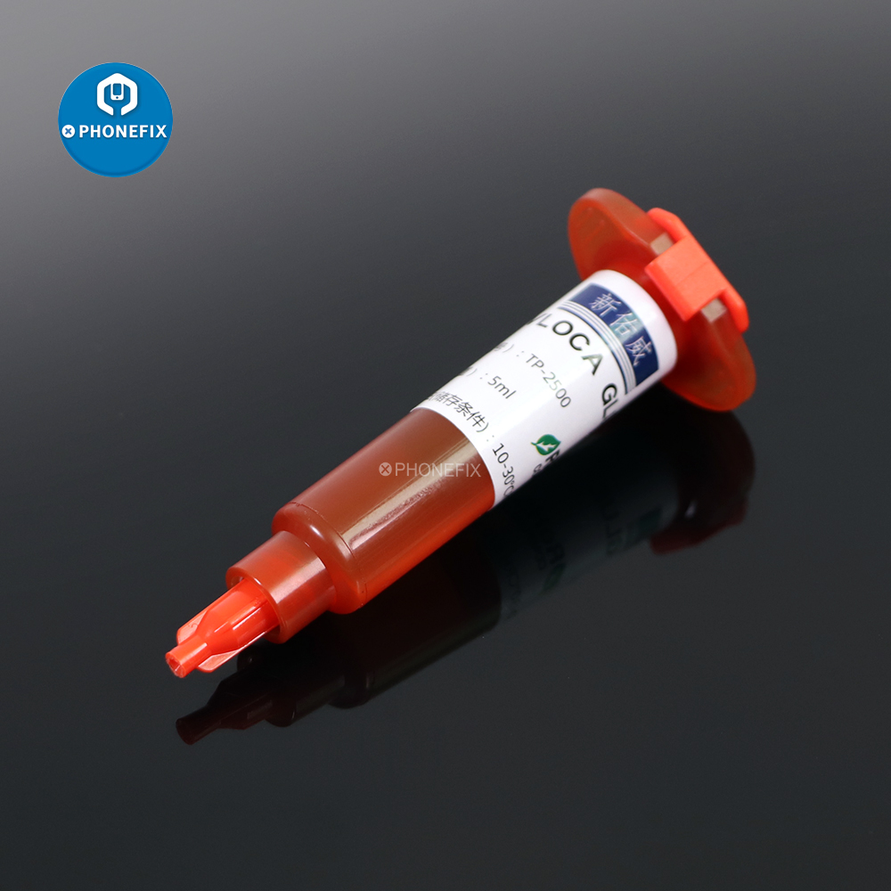 UV-Kleber, optischer Flüssigkeit, klarer Klebstoff, TP-2500, 5/10 ml, UV-Kleber, Handy-Reparatur-Werkzeug für Telefon, Touchscreen, Glas, Schweißen, Reparatur