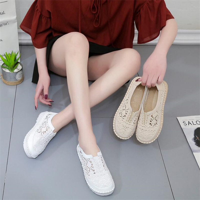 Cootelli-mocassins Oxford pour femmes, bout rond, respirants, plats, collection sans lacet