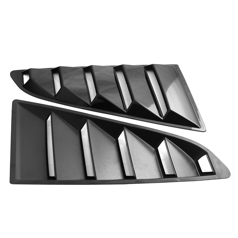2Pcs Car Auto Side Window Louvers Scoop Cover Vent for Ford Mustang
