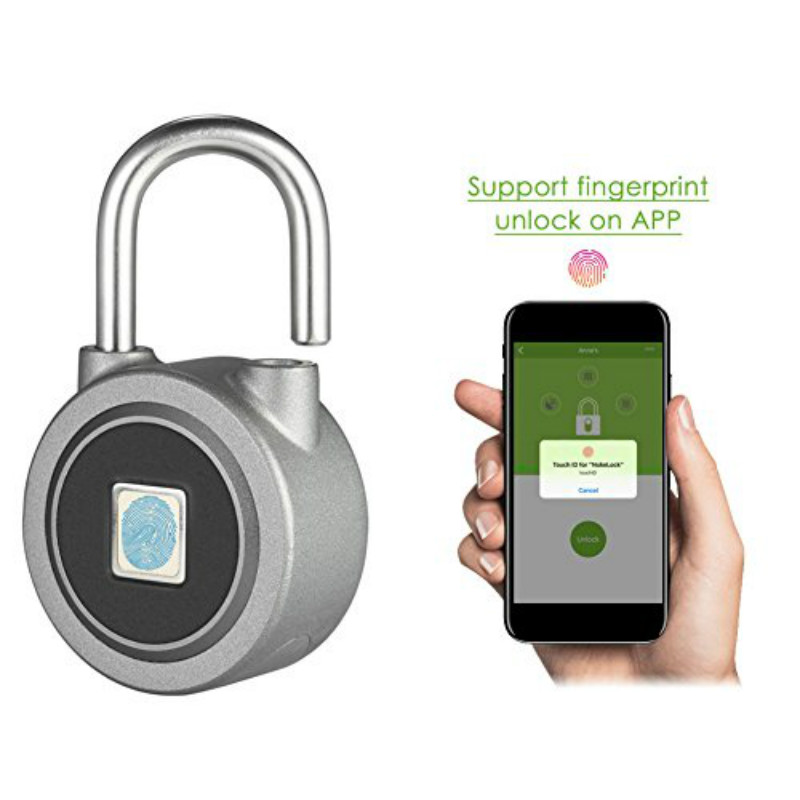 Älylukko kaukosäädin riippulukko lucchetto cerradura älykäs bluetooth-sovellus sormenjälki avaa avaimeton lukko candado