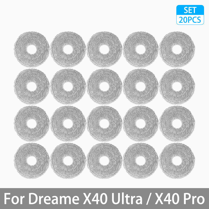For Dreame X40 Ultra / X40 Pro Accessories Rubber Main Side Brush Mop Cloth Dust Bag HEPA Filter Robot vacuum Replacement Parts