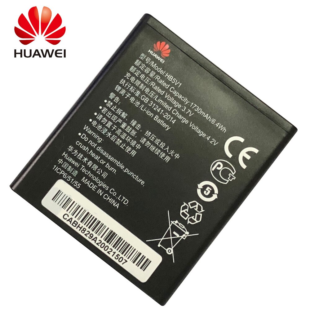 100% HB5V1HV HB5V1 1730mAh batería para Huawei Honor Bee Y541 Y5C Y541-U02 y560-U02 baterías de 4,5 pulgadas