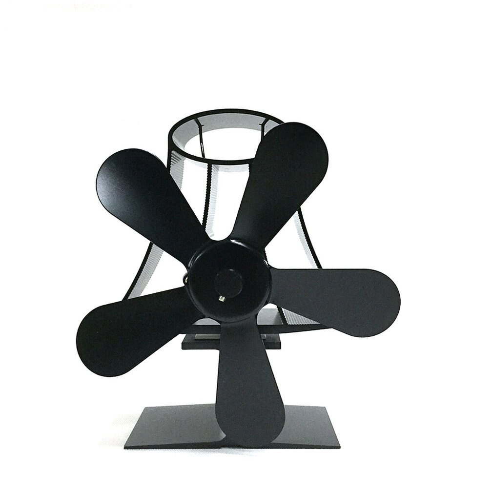 YL-103 Table Lamp Thermodynamic Fireplace Fan Thermal Power Fireplace Fan Eco Friendly Five-leaf Fan