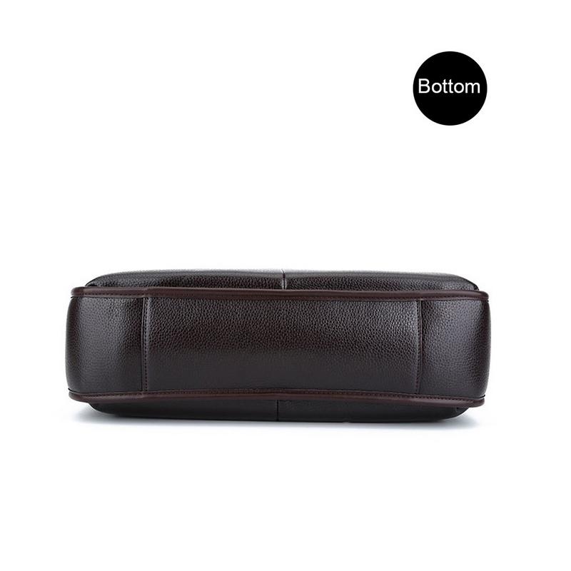 Hommes affaires mallette sacoche ordinateur portable sac bandoulière messager sac à main ordinateur de bureau en cuir ordinateur portable sacs pour homme Documents sac