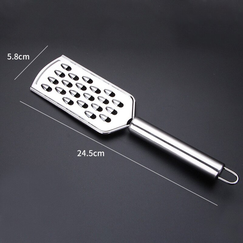 Stainless Steel Hand-held Cheese Grater Multi-purpose Kitchen Food Grater For Cheese Chocolate Butter Fruit Vegetable: 1