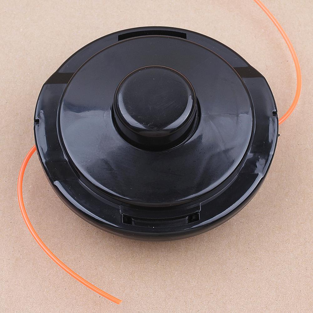 Bump feed nylon  m10*1.25 trimmer dubbel linje huvud för husqvarna john deere strimmer huvud byte av röjskärare