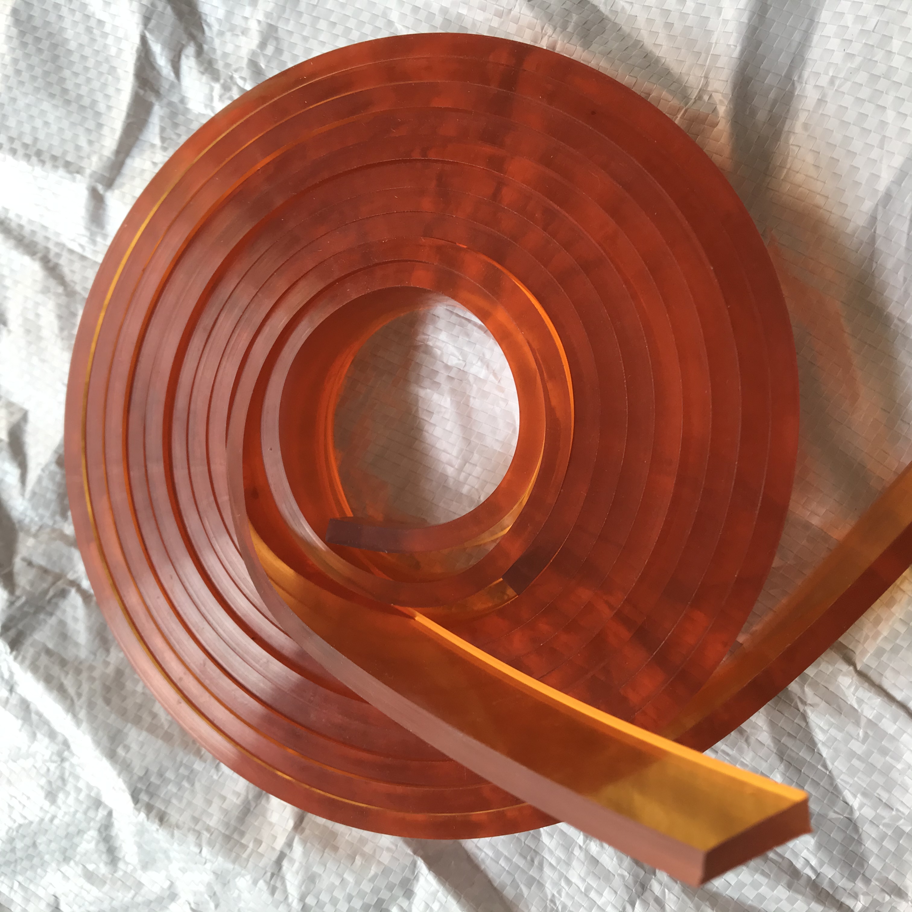 25mm*5mm*4000mm! Screen Printing Flat Squeegee Rubber Blade_85A Durometer