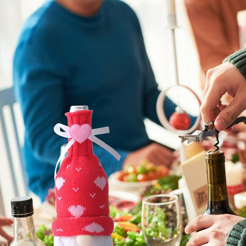 2021 walentynki mikołaj pokrowiec na termofor na walentynki nowe opakowanie na prezent wystrój torby świąteczny prezent dzień rok szczęśliwy B1P9