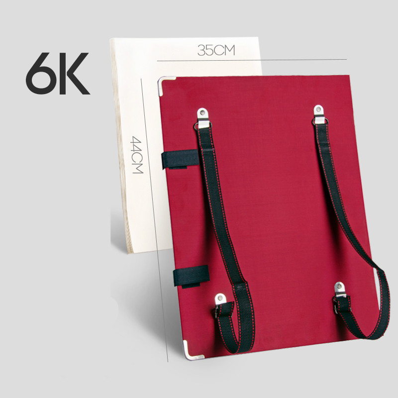 Caballete De Pintura para principiantes, tablero De dibujo portátil, resistente al agua, multifunción: 6K red