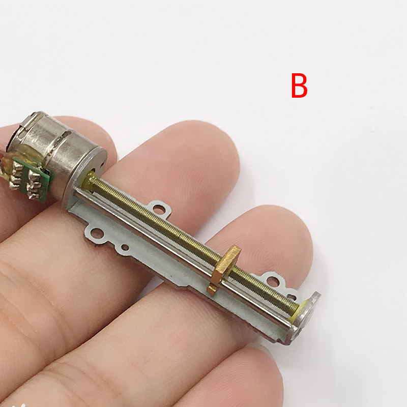 Mini 10MM Precision Linear Actuator 2-phase 4-wire Stepper Motor Long Linear Screw Slider Nut 18 Degree DIY 3D Printer