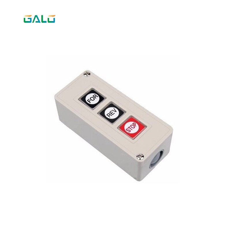 Barrier sliding swing gates Commercial Garage Door Opener Three Button StationPush button Switch