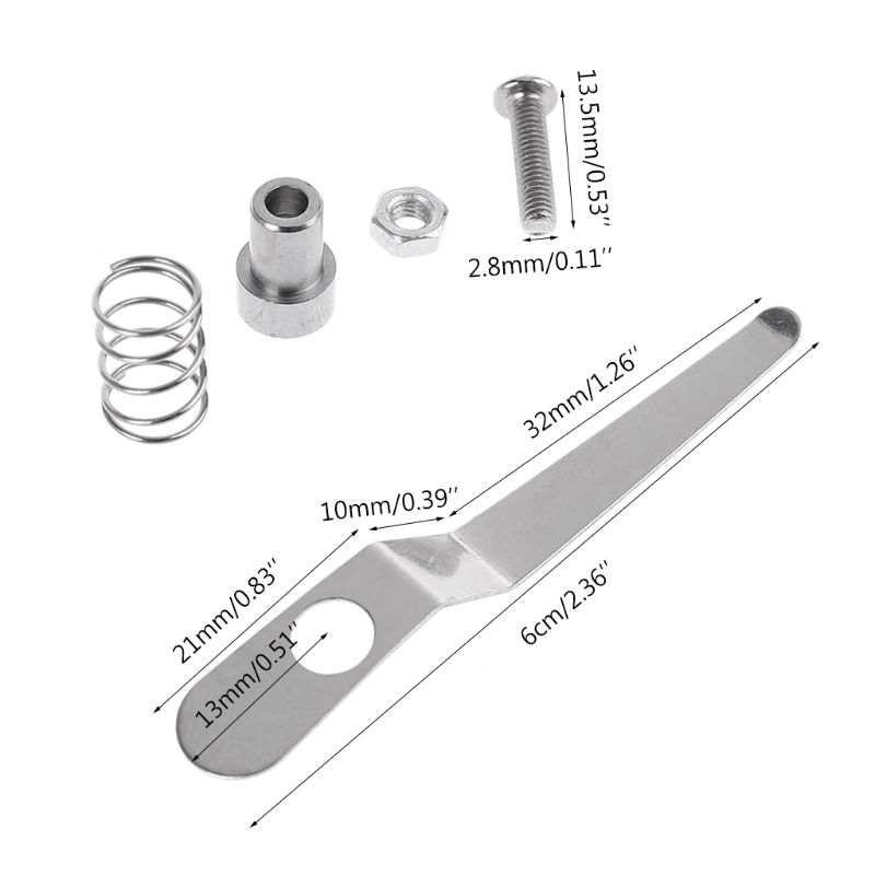 Stainless Steel Specimen Presser Holder Slides Clips for Biological Microscope