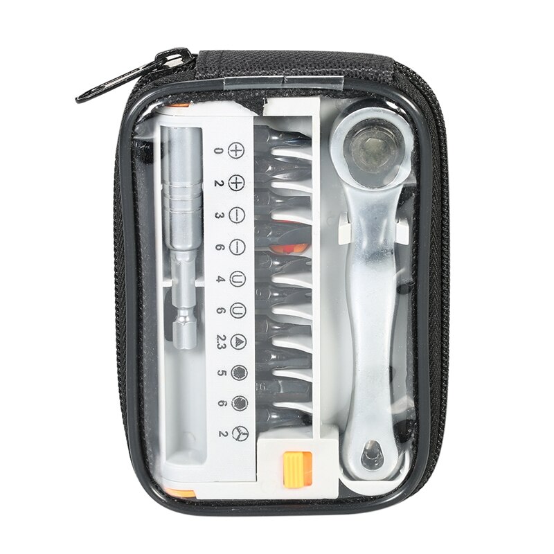 12 stk torx skrutrekkersett multitul mini skrallenøkkel Lukk fjerdedel skralleskrutrekker biter hodesett multiverktøy