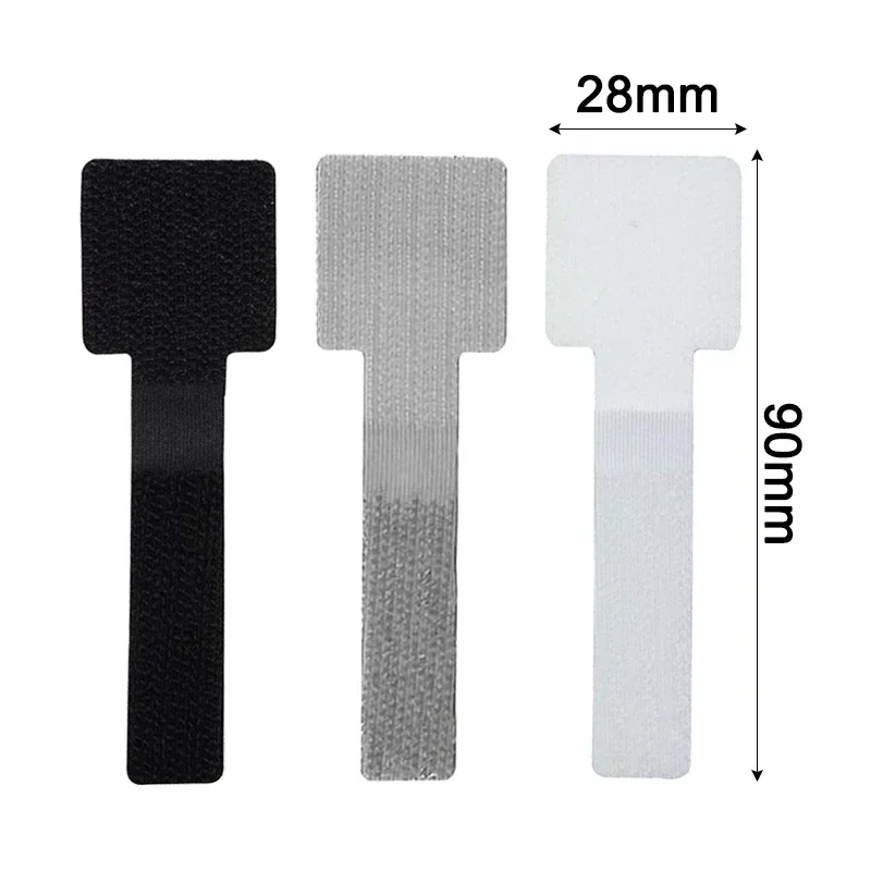 Reusable Cable Ties Velcro Ties Self-Adhesive Power Cord Cable Holder Adjustable Cord Storage Desktop Organiser Manager