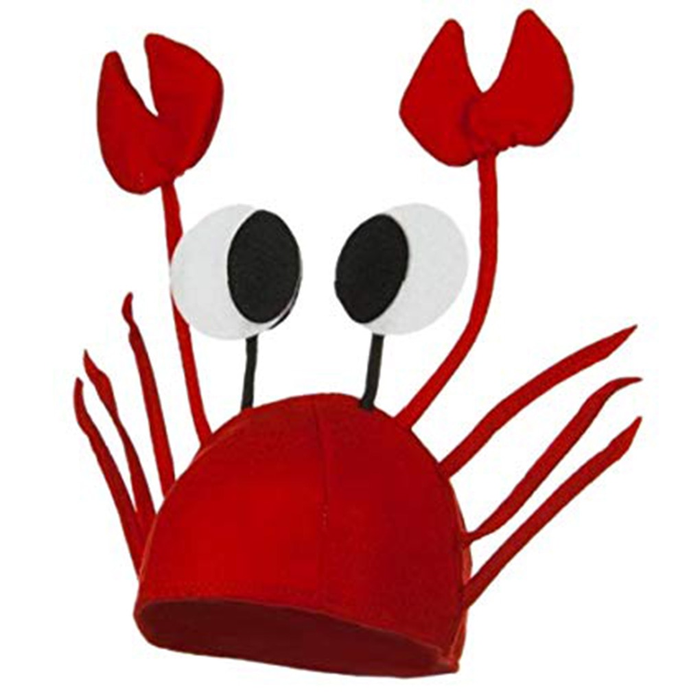 Drôle noël rouge homard crabe mer Animal chapeau accessoire de déguisement adulte enfant casquette bonne année