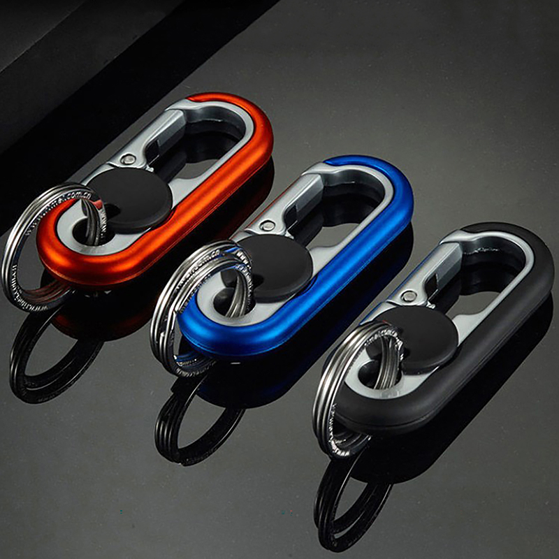 Chaveiro de carro criativo porta-chaves masculino moda acampamento escalada metal chaveiro estilo do carro auto chaveiro acessórios