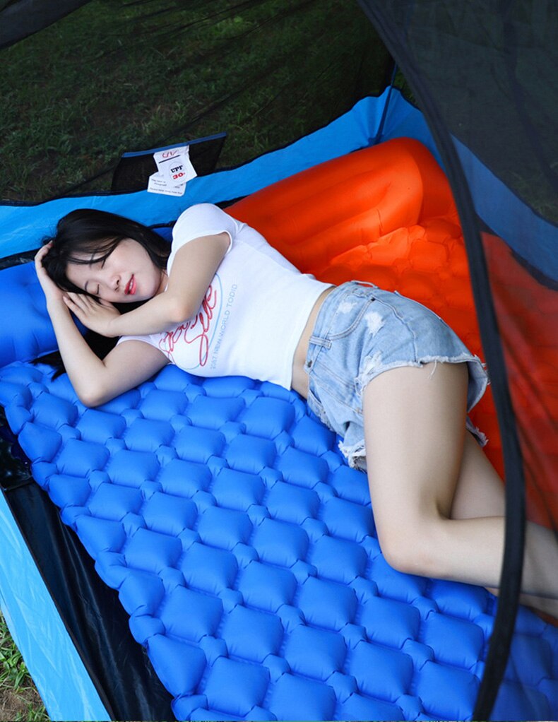 Lightweight Self-inflating Sleeping Pad Air Mattress Camping Tent Sleeping Bag Pad Picnic Beach Cushion Outdoor Sleeping Mat