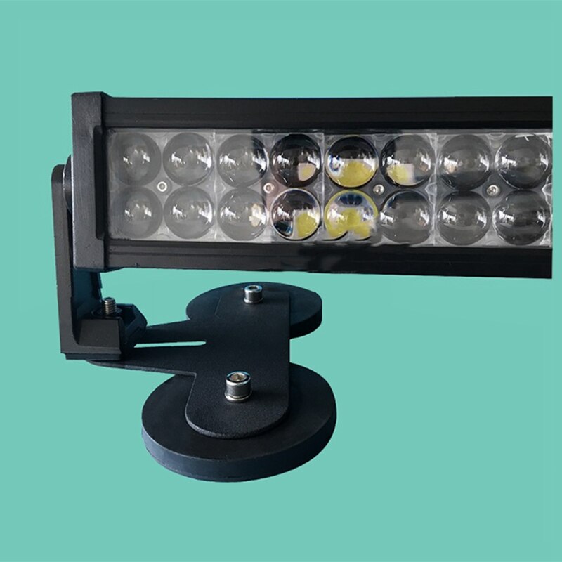 2 stk bil tag led lys bar holdbart monteringsbeslag stærk netic base holder til suv tag bar holder