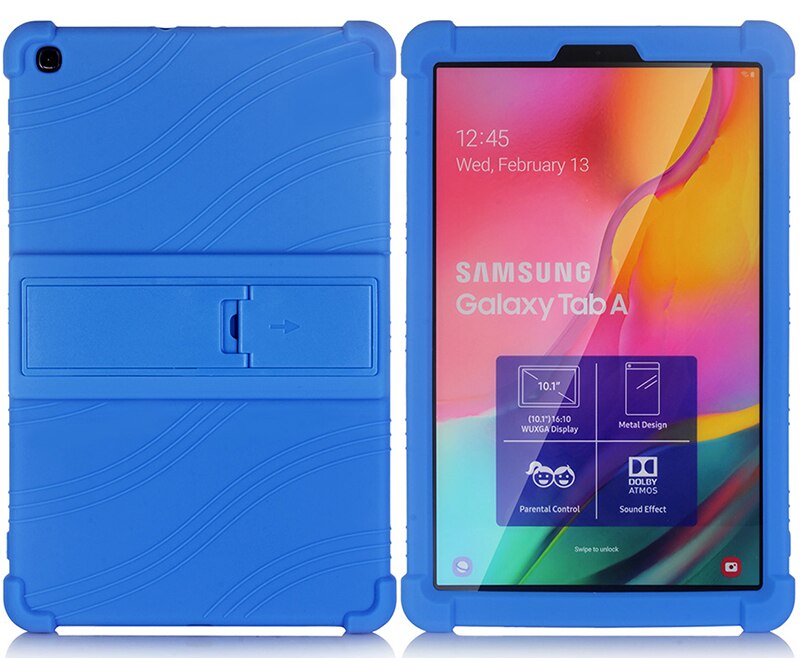 Case for Samsung Galaxy Tab A 10.1 SM-T510 SM-T515 Tablet Case Stand Cover for Samsung Galaxy Tab A 10.1 Funda Capa Case: Dark Blue