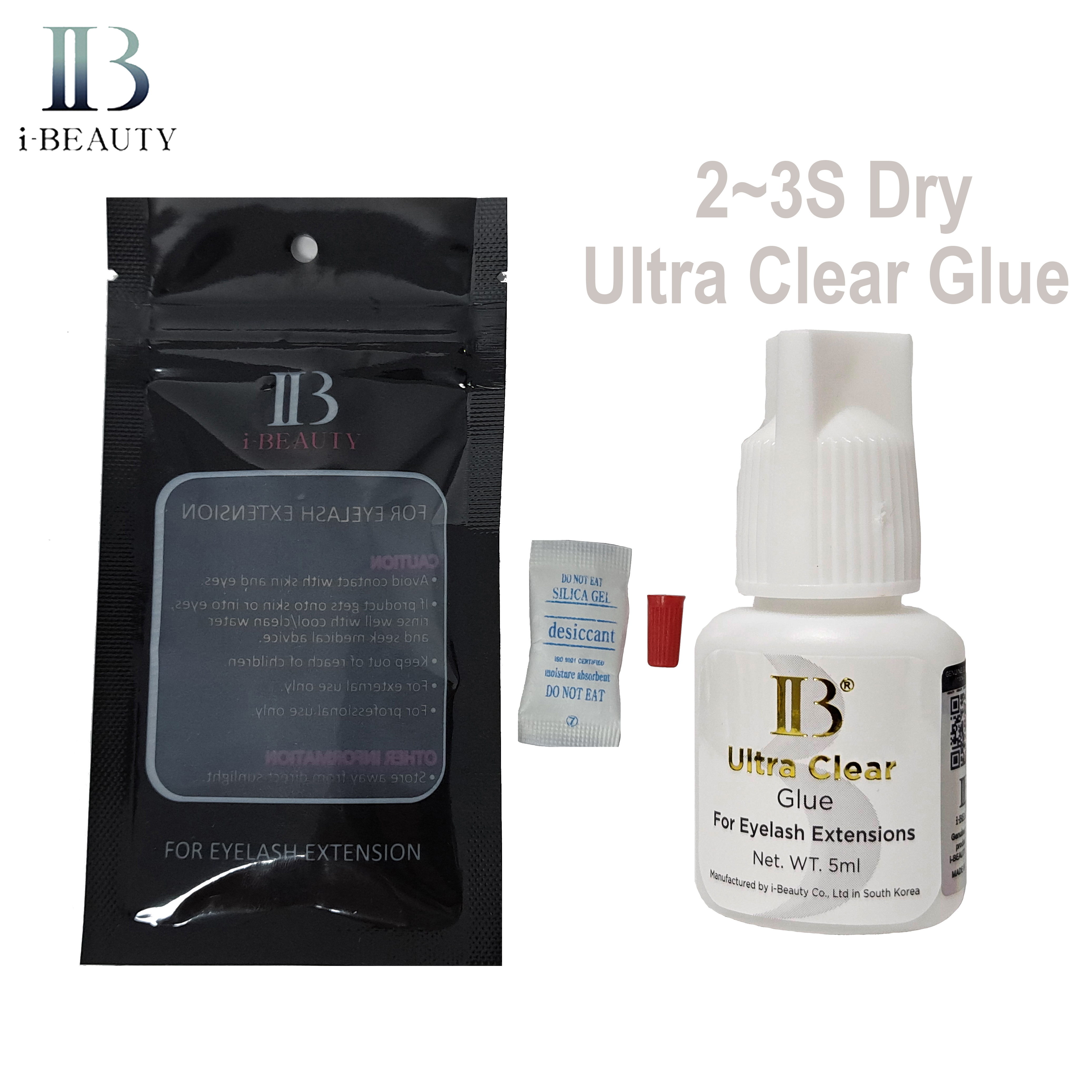 Colle pour extensions de cils, , i-beauty IB Ultra super colle Master/EXPERT, colle individuelle pour extensions de cils à séchage rapide: Rouge foncé