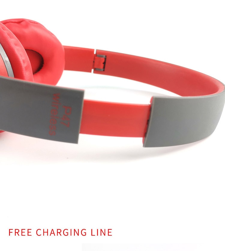 Wireless Bluetooth 5.0 Headphones Over Ear Headest Foldable Headphone with Mic Hi-Fi Stereo For phone pc laptop