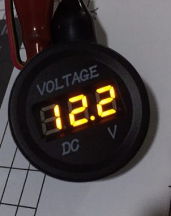 12-24v led automotive digitale detectie dc auto motor digitale voltmeter 10cm x 10cm x 10cm cz
