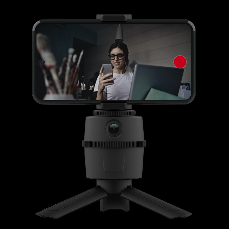 720P HD Computer Camera Webcam IA Face Tracking 270° Rotating Smart PTZ Personal Object Tracking Robot Camera