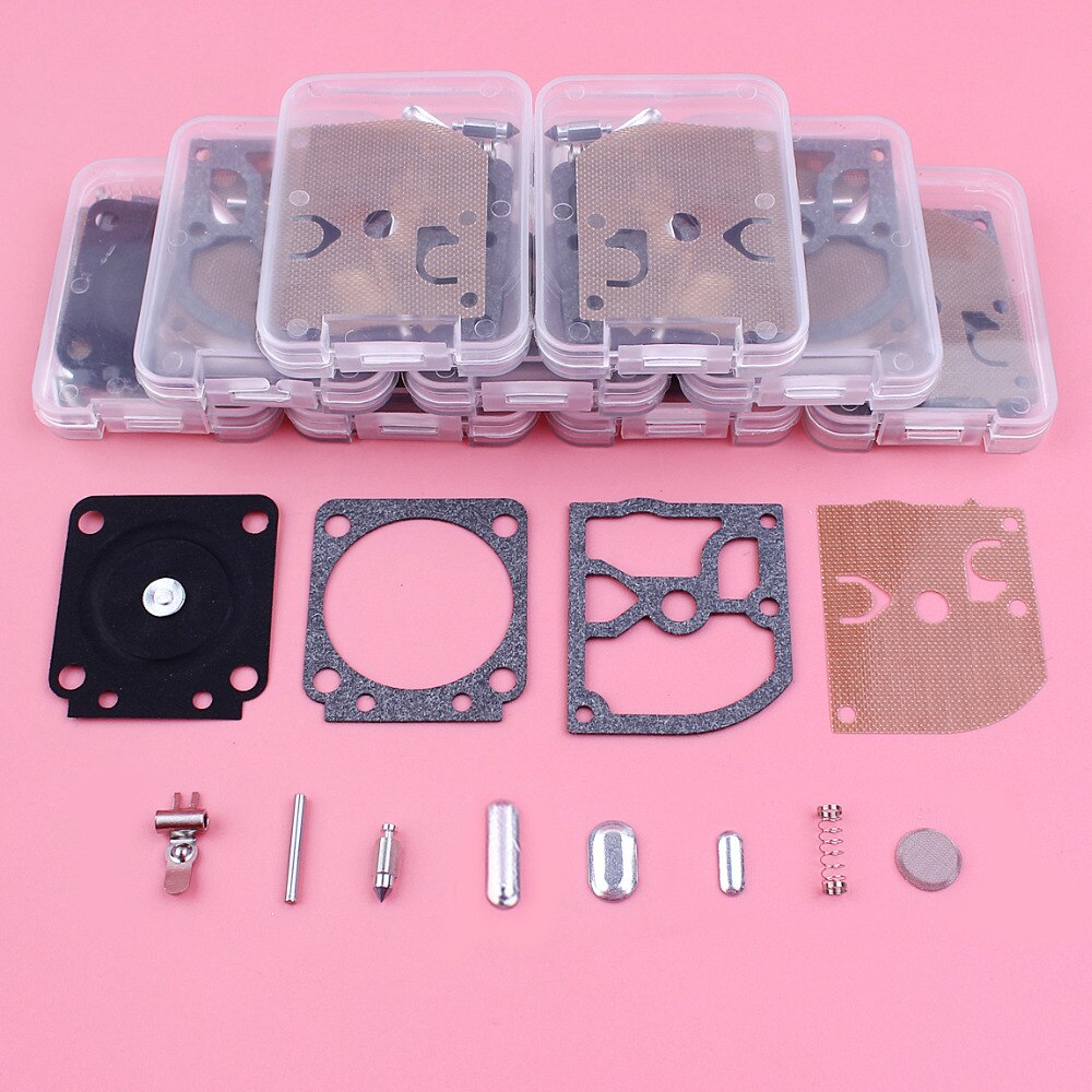 10pcs/lot Carburetor Rebuild Repair Diaphragm Kit For Stihl MS180 MS170 018 017 MS 180 170 Zama RB-77 Chainsaw Replace Part