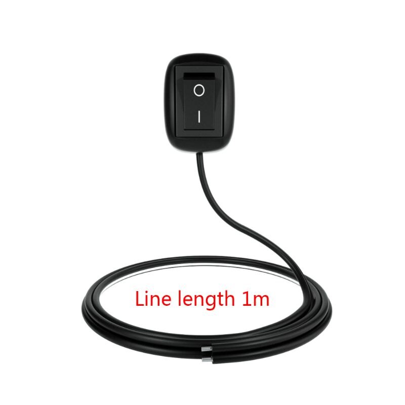 Dc 12v vippeafbryder med bilkontaktpasta-type med kabel til tågeringsdrevlys  e7ca: Multi
