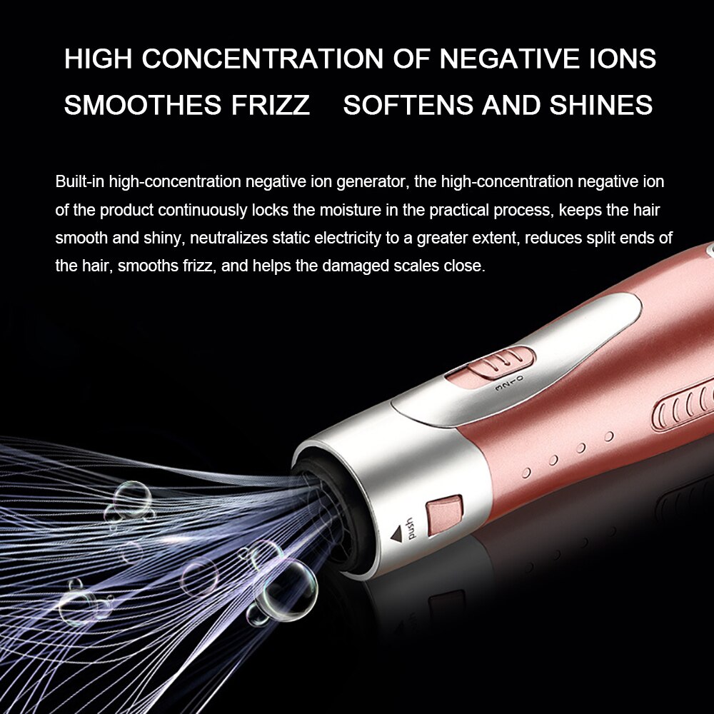 Blow Dryer Brush Hair Dryer Brush Electric Hair Brush Blow Dryer Straightener & Curler Brush Reduce Frizz And Knotting for Women