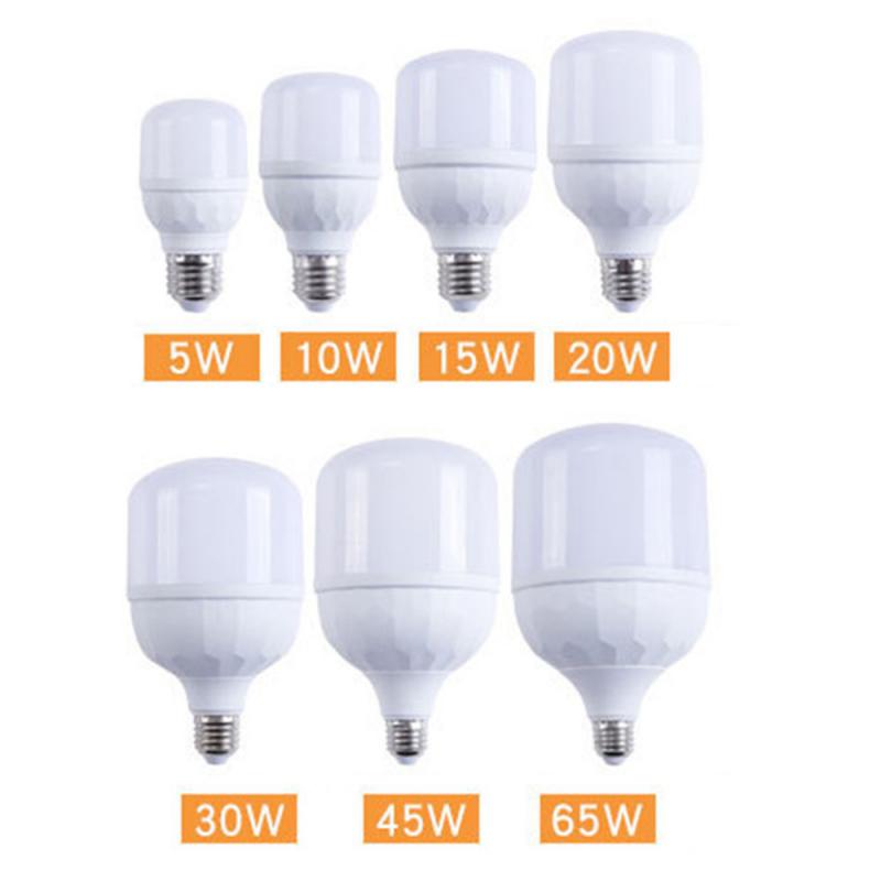 Energy-saving LED bulb lamp E27 220V 5W 10W 15W 20W 30W 45W 65W high brightness household indoor spotlight