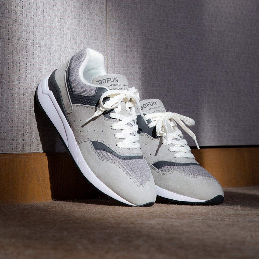 Xiaomi Mijia 90 points leather retro shoes casual sports shoes breathable refreshing mesh men's Running shoes